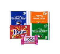 Khudadad Cadbury Frys Chocolate Bars Peppermint Cream Orange Turkish Delight Daim Bar - Pack Of 5