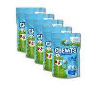 Khudadad Chewits Raspberry, Strawberry, Apple & Lemon Sour Juicy Bites - 115g - 5x Multi Pack (5, Chewits Blue Raspberry)