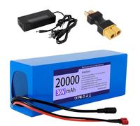 KHUKHU 36V 48V Ebike Battery, with2A Charger, Charger for 250W - 1000W Compatible with E-Bikes, Scooters, ATVs, Motorcycles and More(36V,11AH)