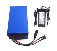KHUKHU 48V 20Ah E-Bike Lithium Ion Battery Pack with Charger, Waterproof Battery with Built-in BMS for 250W to 800W Electric Bicycle Motors(XT60 Plug)