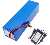 KHUKHU 48V 20Ah Lithium Ion E-Bike Battery with Built-in BMS 54.6V 2A Charger for Electric Bicycle and Scooter(Xt30)