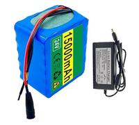 KHUKHU E-Bike Lithium Ion Battery Pack 24V 15Ah with Charger 25.2V 2A - 6S4P Built-in BMS for 250W to 800W Motors(XT90 Plug)