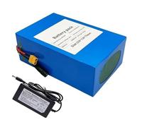 KHUKHU E-Bike Lithium Ion Battery Pack 36V 30Ah with 42V 2A Charger, Built-in BMS for Electric Bicycle, Compatible with 250W to 750W Motors(XT60 Plug+T Plug)