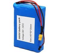 KHUKHU Electric Bike Battery 36V 6Ah Lithium Ion Waterproof Replacement for 200W 250W 350W Scooter Motor(T)