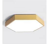 KHUKHU LED Ceiling Light Ultra -Thin Design Energy Saving Ceiling Lamp 3000-6000K Dimmable Close to Ceiling Lights Fixtures Flat Modern Bedroom Ceiling Light for Living Room Office Hallway(Yellow)