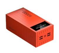 KhUkhu Phone Poower Bank - 50000Mah Capacity 66W Fast Charging Charger, Slim Usb C Portable Charger | Portable Phone Charger Multifunctional Energy Bank with Led Display,Red