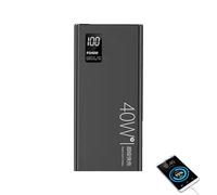 KhUkhu Portable Charger | Mobile Charger Bank - 10000Mah Mobile Supply with Digital Display, Cell Phone Charger Fast Charge for Wireless Earphones, Phones,Black