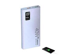 KhUkhu Portable Charger | Mobile Charger Bank - 10000Mah Mobile Supply with Digital Display, Cell Phone Charger Fast Charge for Wireless Earphones, Phones,White