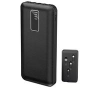 KhUkhu Power Bank 10000Mah Portable Charger with Built in Cables with LED Display Phone Charger Power Bank Battery Pack for Smart Phone Tablet Etc,Black