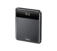 KhUkhu Power Bank 100W Fast Charging Mobile Power Supply Mobile Phone Fast Charging Digital Display 20000Mah