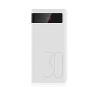 KhUkhu Power Bank 30000Mah Fast Charge PD 18W External Battery 30000 Mah Powerbank Portable Charger for Iphone Xiaomi 30000Mah Fast Charge