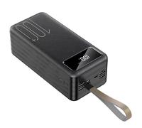 KhUkhu Power Bank 80000Mah USB C Large Battery Pack with LED Display, 18W Fast Charging Large Powerbank, Portable Charger Compatible with Smartphones Tablets,Black