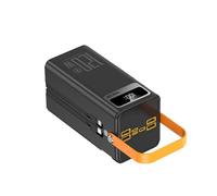 KhUkhu Power Bank Charger Supports Fast Charging 80000Mah Large Capacity Battery Pack 4 Outputs 3 Inputs Intelligent Charging Protection for Smartphones,Black