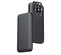 KhUkhu Power Bank, Portable Charger 10000Mah Battery Pack Portable Charger,LED Display Power Bank USB Ports,USB C Input/Output Fast Charging Battery Pack,Black