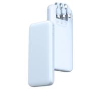 KhUkhu Power Bank, Portable Charger 10000Mah Battery Pack Portable Charger,LED Display Power Bank USB Ports,USB C Input/Output Fast Charging Battery Pack,Blue