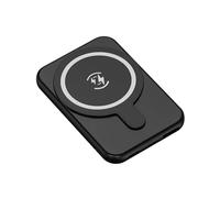 KhUkhu Power Bnak 5000 Mini Portable Mah Magnetic Wireless Charging Fast Charging Wireless Bank Mobile Power Bank,Black