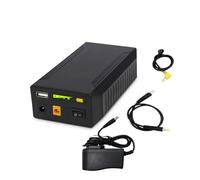 KhUkhu Rechargeable 12V 9V/5V Lithium Battery,Portable Li-Ion Battery Bank with Charger,for LED Strip And CCTV Camera,Large-Capacity Battery Pack,9800Mah