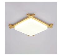 KHUKHU Simple Square Ceiling Light Fixture Modern LED Ceiling Lamp Living Room Bedroom Ultra Thin Acrylicshade Ceiling Lights Flush Mount Ceiling Light(Neutral Light,38CM)