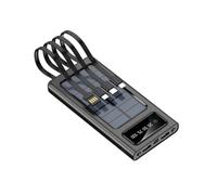 KhUkhu Solar Charger, Portable Solar Panel for Camping,Wireless Charger for Cell Phones,Black,20000mah