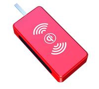 KhUkhu Wireless Mobile Charger, 30000Mah Portable Charger with Lanyard, Waterproof, Shockproof Travel Companion with LED Flashlight, Power Bank for Outdoor Activities