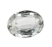 Khushbu Gems, 10.25 ratti/9.42 carats I Certified White Zirconia Stone I Cubic Diamond Lab Certified Zirconia Loose Gemstones Zircon Gemstones