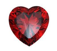 Khushbu Gems 4.00 Carat Quality (Heart Shape) Natural Burma Ruby Manic Unheated (Pendant/Locket and Ring Size) Gemstone or Women and Men (Lab Certified), Natural