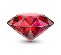 Khushbu Gems 4.00 Ratti 3.00 Carat Red Zircon Stone Rashi Ratna Natural and Certified Gemstone, Unheated and Untreated Gemstones for Astrological Purposes, Natural Red Zircon,