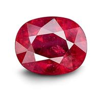 Khushbu Gems 6.00 Carat Natural A Genuine Quality Burma Ruby Mannequin Stone Certified by Mind of the Earth, Natural Loose Gemstone (Lab - Teseted), Ruby Stone,