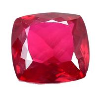 Khushbu Gems 8.00 Carat Quality (Heart Shape) Natural Burma Ruby Manic Unheated (Pendant/Locket and Ring Size) Gemstone or Women and Men (Lab Certified), Free Size, Natural
