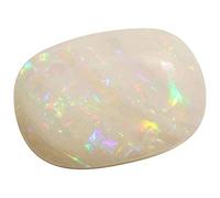 Khushbu Gems 8.25 Ratti Natural Oval Shape Quality Astrological Australian Fire Opal Lab-Certified Natural AA Quality Precious Loose Gemstone