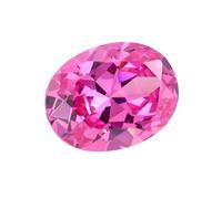 Khushbu Gems AA Loose Quality 11.69 Carat / 12.25 Ratti Certified Natural Gemstone Pink Zirconia for Men & Women (Tag-Approved), Zircon Loose Gemstone, Natural Pink Zirconia Loose Gemstone, ZRICON