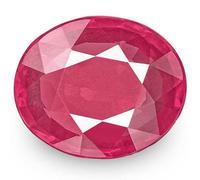 Khushbu Gems Certified Unheated Untreated 12.25 Ratti 11.75 Carat Quality Natural Burmese Ruby Manic Gemstone for Men and Women, Natural Manic Ruby Stone