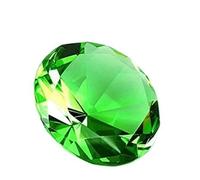 Khushbu Gems Cubic Zirconia, American Diamond, Loose Natural Certified Gemstone 4.25, Natural Green Cubic Zirconia, Loose Gemstone, Green Cubic Zirconia (American Diamond),