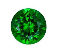Khushbu Gems Lab Certified Round Green American Zircon Gemstone 7.5 Ratti Jarkan Faceted Cut Loose Gemstone Natural Green Cubic Zirconia Loose Gemstone Green Cubic Zirconia