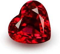 Khushbu Gems Red Stone 13.25 Ratti Natural Certified Quality Loose Gemstone Natural Red Zircon Loose Gemstone Red Cubic Zirconia (Diamond), Natural Red Zircon Loose