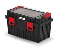 KHVA603535BS-S411 Tool Box, Black Polymer, Heavy Duty, 585x360x337mm, 25kg