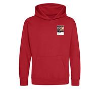 Khvicha Kvaratskhelia Georgia Atlas Frame Kids Hoodie - Red / 7-8 years