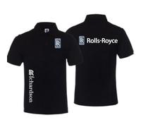 KHXLZY88 Unisex T-Shirts for Rolls-Royce, Comfort Short Sleeve Tee Moisture Wicking Athletic Tshirts,Black-XL