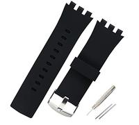 KHZBS Silicone Watch Strap Replacement for Swatch Touch Collection Watch Band (24mm）