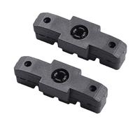 KHZen 2 Pcs Road Bike Brake Pads Shoes Replacement V Brake Pads Bicycles Accessory For Road Mountain Folding Bike Shoes Replacement Easy Installation Long Lasting