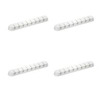KHZen 4 Pack Cable Concealer Mount Desktop Cable Organizers Construction Modern Management Systems For Storaging Modern Cord Storage Solution