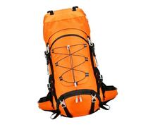 KHZen 60L Large Capacity Mountaineering Backpack Waterproof Polyester Hiking Backpack Adjustable Strap for Camping Trekking Large Capacity Trekking Pack