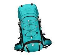 KHZen 60L Large Capacity Mountaineering Backpack Waterproof Polyester Hiking Backpack Adjustable Strap for Camping Trekking Large Capacity Trekking Pack