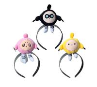 KHZen Cool Bangs Clip Funny Eggy Headband Cartoon Hair Headwear For Kids Stage School Play And Theatrical Shows