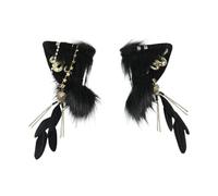KHZen Electric Animal Ear Headband Anime Detachable Headband Masquerade Costume Moveable Hairhoop Party Dress Up Supply Dynamic Ear Movement