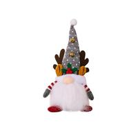 KHZen Festival Small Christmas Gnomes Faceless Doll Decoration Glowing Christmas Faceless Doll Dwarf Christmas Party Props Adjustable Size Hat With Reindeer Horns And Bells