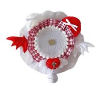 KHZen Handmade Lace Badge Holder with Bells Ornament Stylish Brooch Pin Organiser Display Stand for Jewelry and Accessories