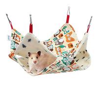 KHZen Hanging Cage Nest For Guinea Pigs Chinchillas Sleep Cage Accessories Sugar Gliders Hammock Warm Bed Hamster Hammock For Cage