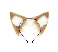 KHZen Lovely Foxes Ear Shape Hair Hoop Hair Holder Live Broadcasting Spring Cosplay Party Headwear For Teens Woman