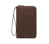 KHZen Passports Holder Wallet, Rfids Blocking Travel Document Organizers Clutches Bag Credit Cards Case Cover for Women Men Gifts Passports Cover Wallet with Card Holders
